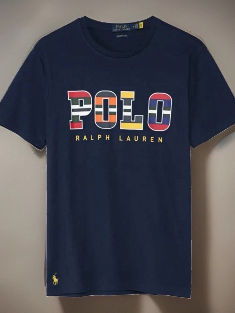 Polo by Ralph Lauren Men’s Navy Logo Graphic Tee